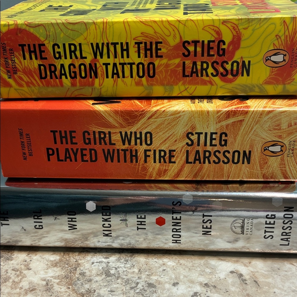 Stieg Larsson Millennium Trilogy Book Set; International Bestseller; Thriller - Picture 2 of 7